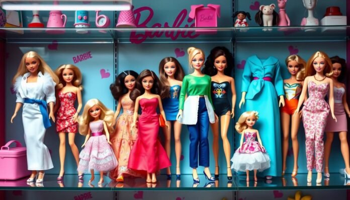 collection of barbies