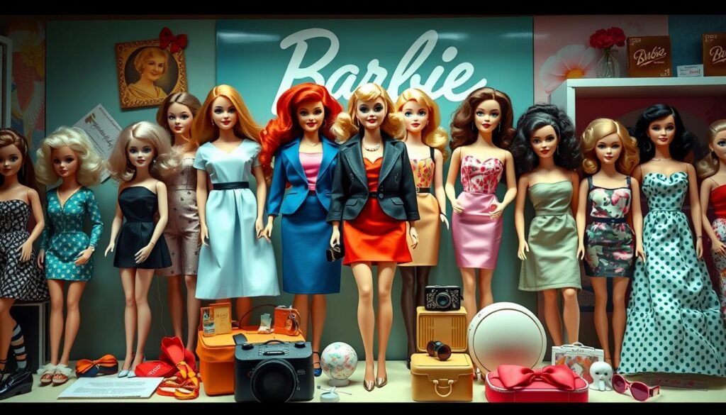 vintage Barbie collection