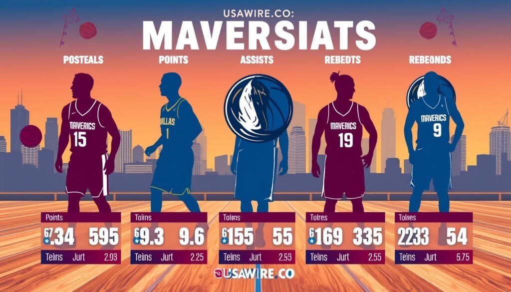 Mavericks player stats