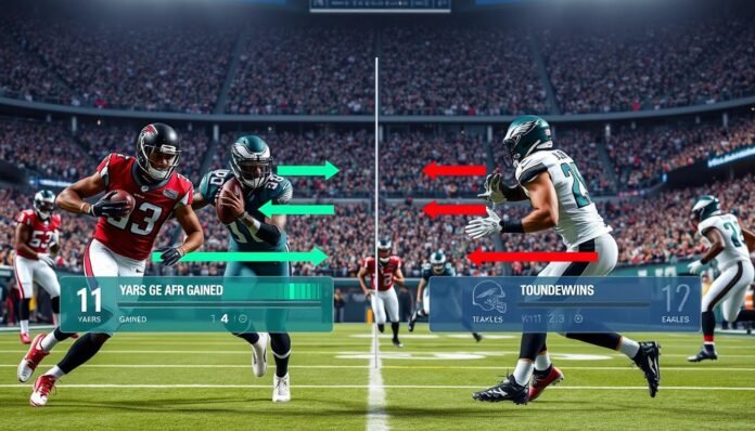 atlanta falcons vs philadelphia eagles match player stats