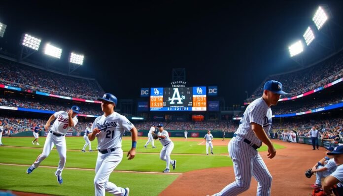 dodgers vs yankees match player stats