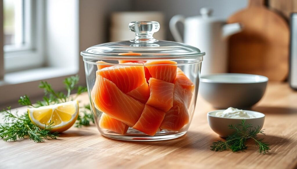 leftover smoked salmon storage