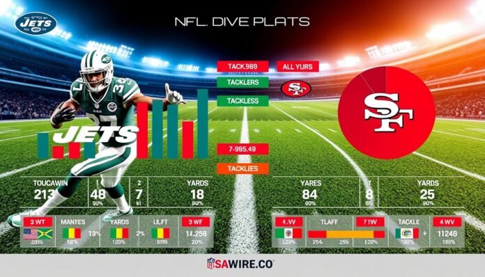 new york jets vs 49ers match player stats