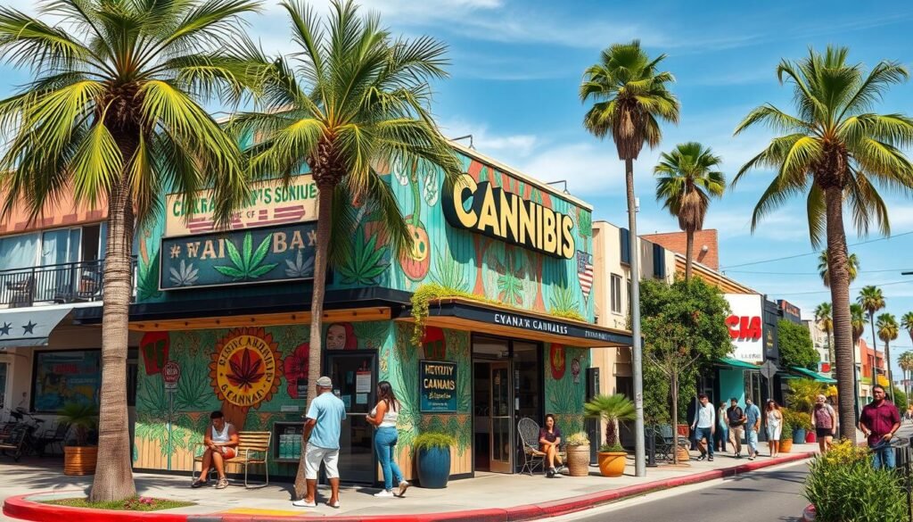 South Los Angeles marijuana shop cannabis history